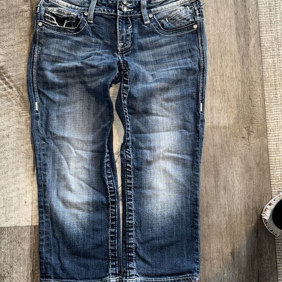 VIGOSS CHELSEA‎ Capri JEANS- size 5/6 - Picture 4 of 10